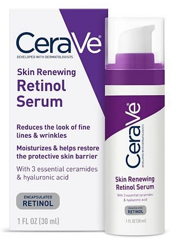 Cerave skin renewing retinol serum 1 adet