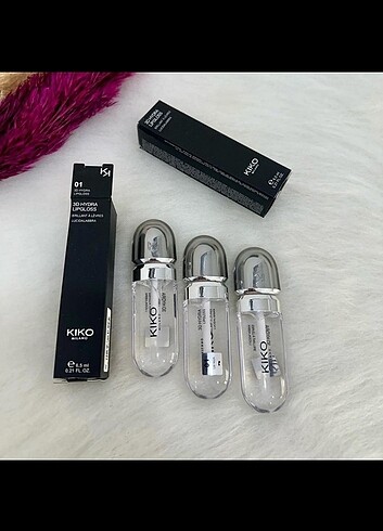 Şeffaf gloss ruj 01 no 1 adet kiko