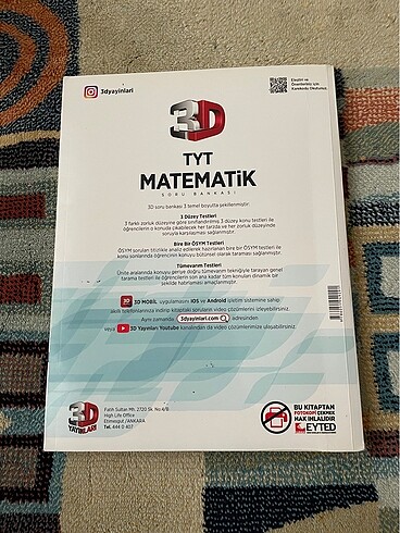  tyt 3d matematik soru bankası