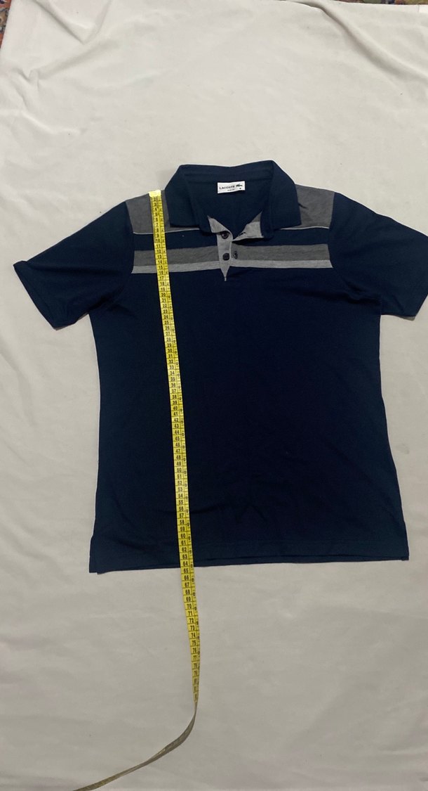 Lacivert Lacoste marka erkek tşhırt - Görsel 3