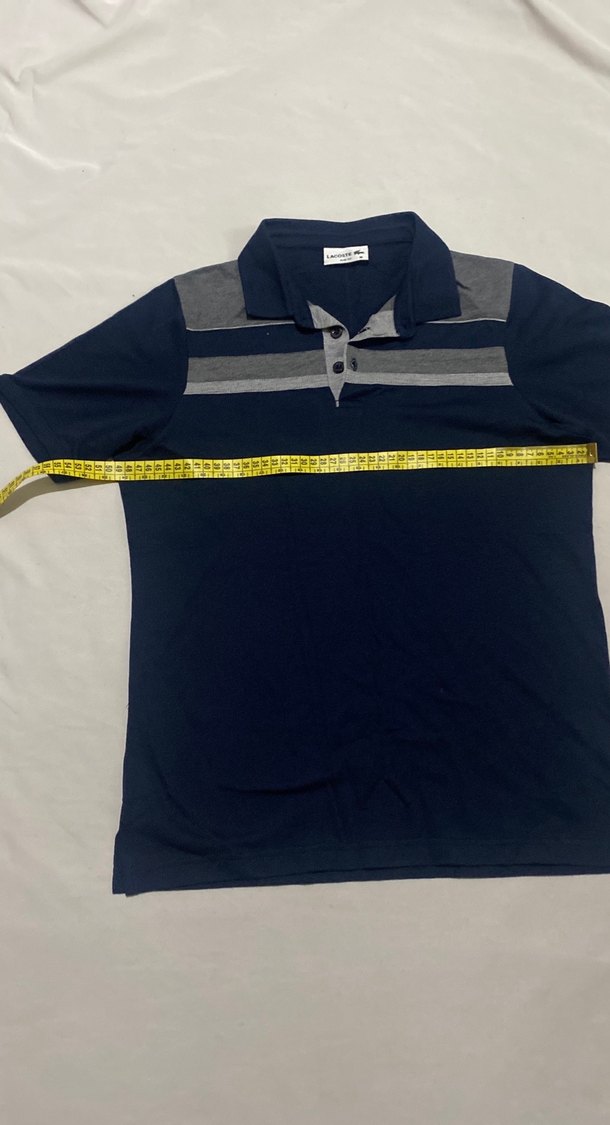 Lacivert Lacoste marka erkek tşhırt - Görsel 2