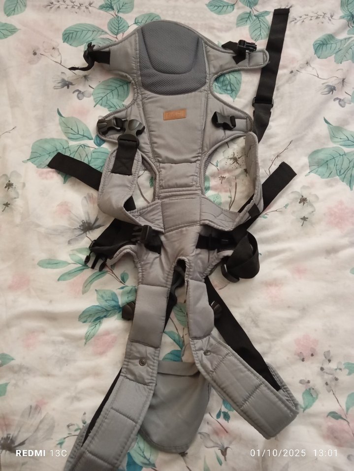 Gri Bebek Taşıyıcı Kanguru - Görsel 3