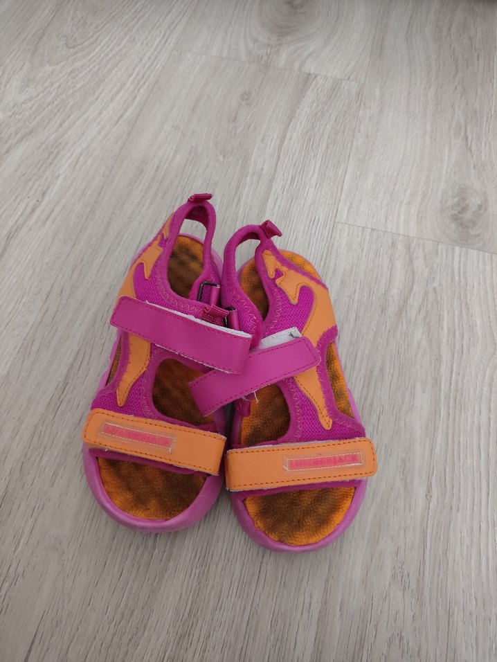 Kız Çocuk İlk Adım Ayakkabısı Pembe Cırtlı - Görsel 2