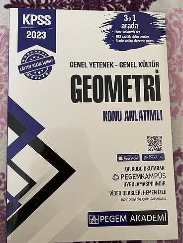 KPSS Geometri kitabı