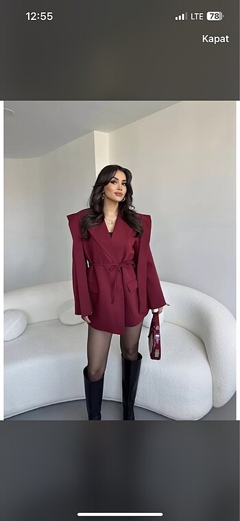 m Beden blazer oversize ceket