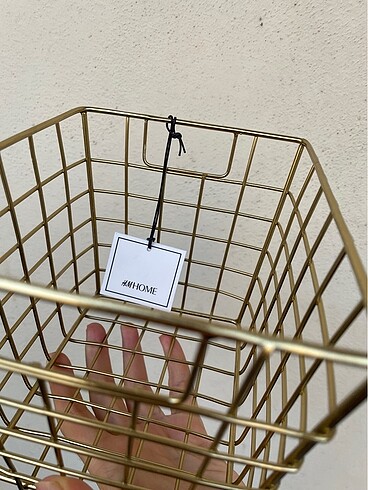 Hm home gold çok amaçlı sepet - Görsel 6
