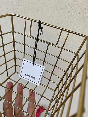 Hm home gold çok amaçlı sepet - Görsel 9