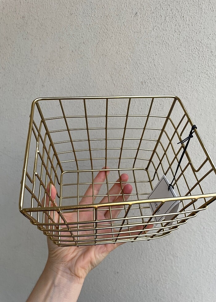 Hm home gold çok amaçlı sepet - Görsel 4