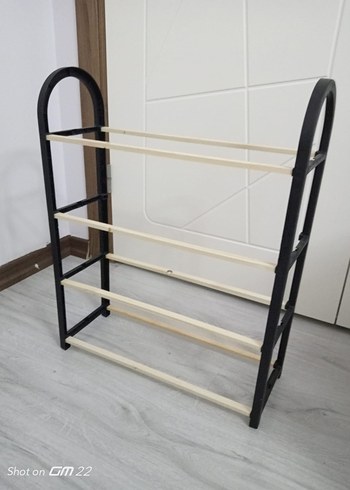 Beden Beyaz Çubuklu Koyu Renk Ayakkabı Düzenleyici