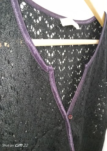 Kız Çocuk Siyah Dantelli V Yaka Bolero /Hırka 
Ölçü Resimde - Görsel 13