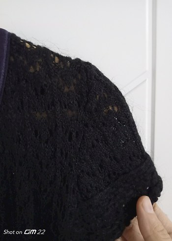 Kız Çocuk Siyah Dantelli V Yaka Bolero /Hırka 
Ölçü Resimde - Görsel 17