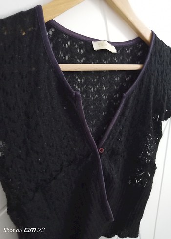 Kız Çocuk Siyah Dantelli V Yaka Bolero /Hırka 
Ölçü Resimde - Görsel 14