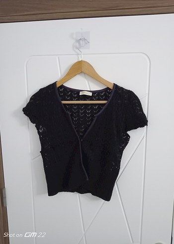 Kız Çocuk Siyah Dantelli V Yaka Bolero /Hırka 
Ölçü Resimde - Görsel 16