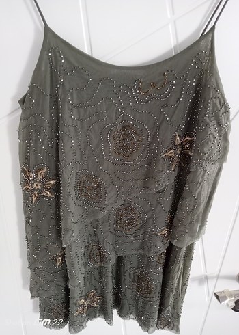 Zara İnce Askılı Elbise - Görsel 18