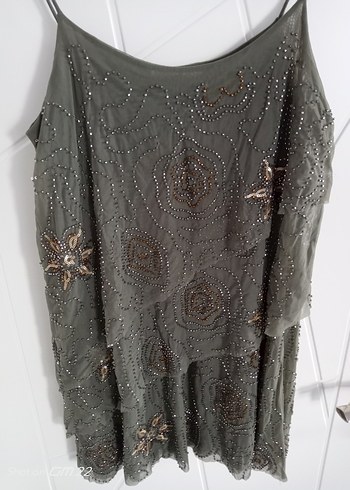 Zara İnce Askılı Elbise - Görsel 13