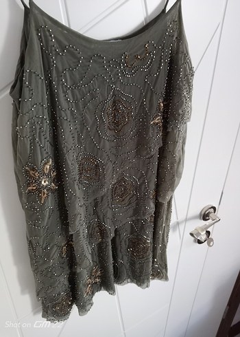 Zara İnce Askılı Elbise - Görsel 14