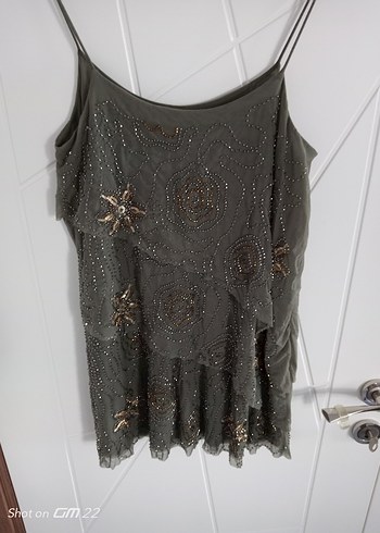 Zara İnce Askılı Elbise - Görsel 10