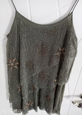 Zara İnce Askılı Elbise - Görsel 17