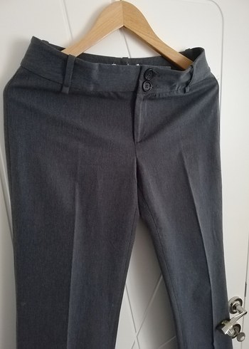 Gri Kumaş Kadın Pantolon - Görsel 9