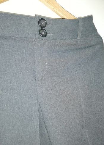 Gri Kumaş Kadın Pantolon - Görsel 3