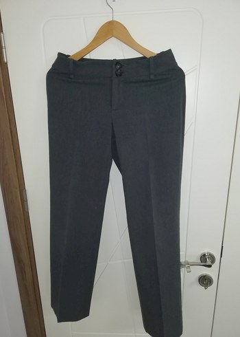 Gri Kumaş Kadın Pantolon - Görsel 5