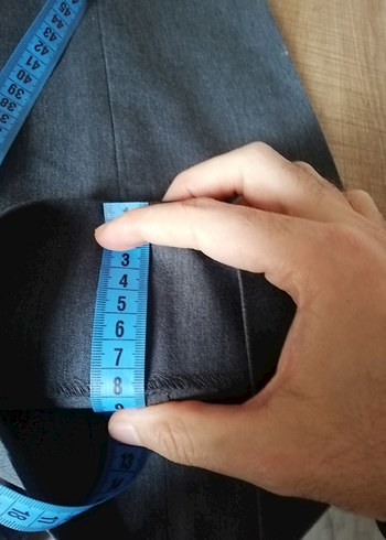 Gri Kumaş Kadın Pantolon - Görsel 8