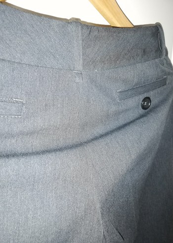 Gri Kumaş Kadın Pantolon - Görsel 15