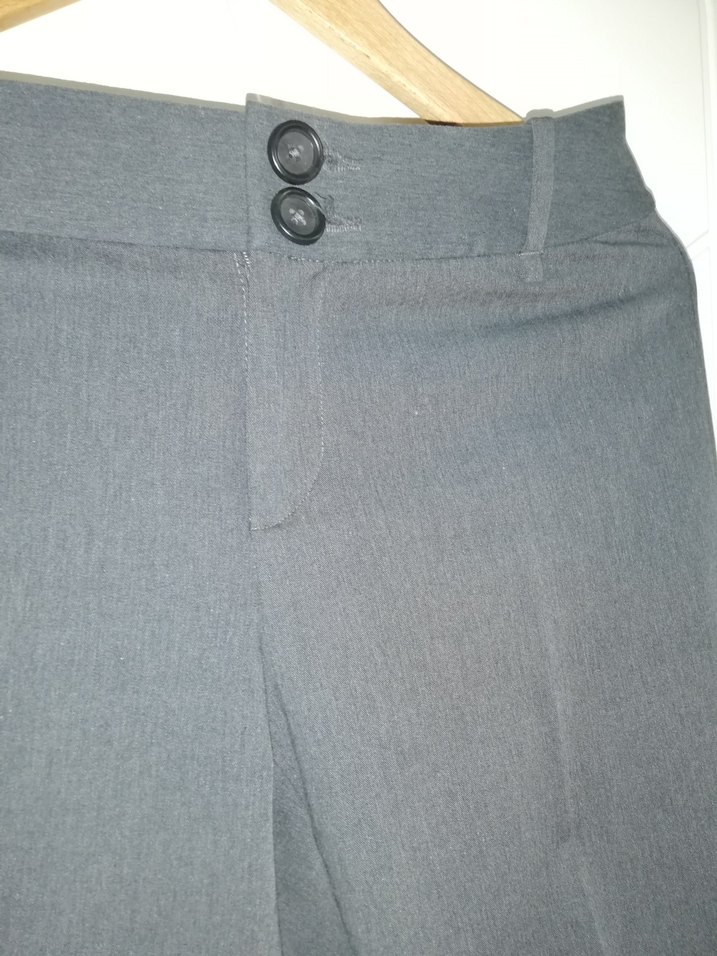 Gri Kumaş Kadın Pantolon - Görsel 3