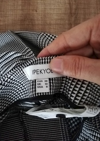 İpekyol Gri Kemerli Kadın Kumaş Pantolon - Görsel 18