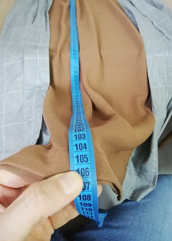 ZARA Uzun Kollu Gri ve Kahverengi Kadın Elbise - Görsel 13