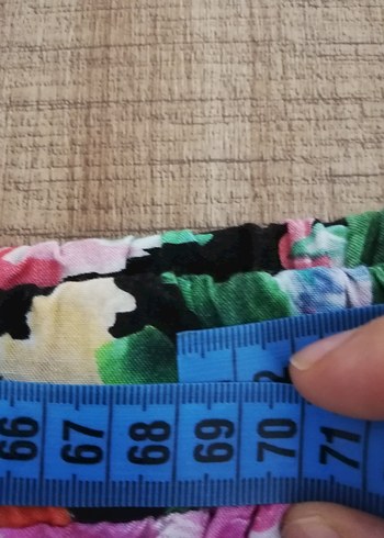 Trendyol 38 Çiçek Desenli Renkli Uzun Etek - Görsel 2