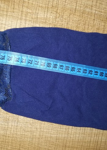 Lacivert Dantel Detaylı Kadın Tayt - Görsel 9