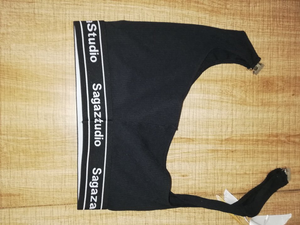 Sagazstudio Siyah Mini Sporcu Sütyeni - Görsel 3