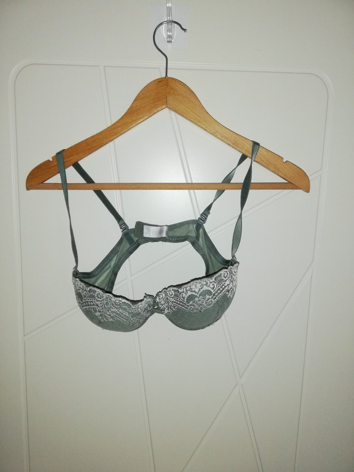 AçıkBadem Yeşili rengi Minimalist Sütyen - Görsel 2