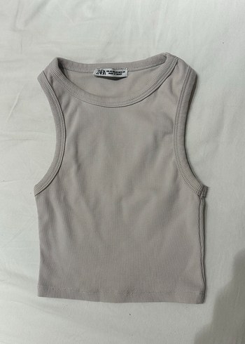 Kadın Kolsuz Crop Top