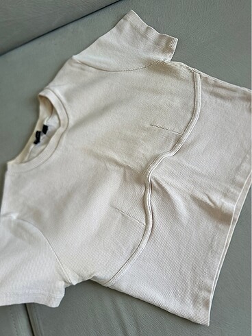 l Beden camel Renk Crop trendyol