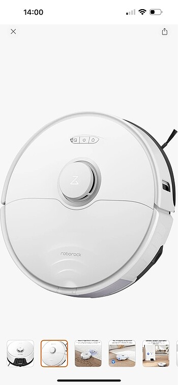Roborock s8 sonic moping robot süpürge