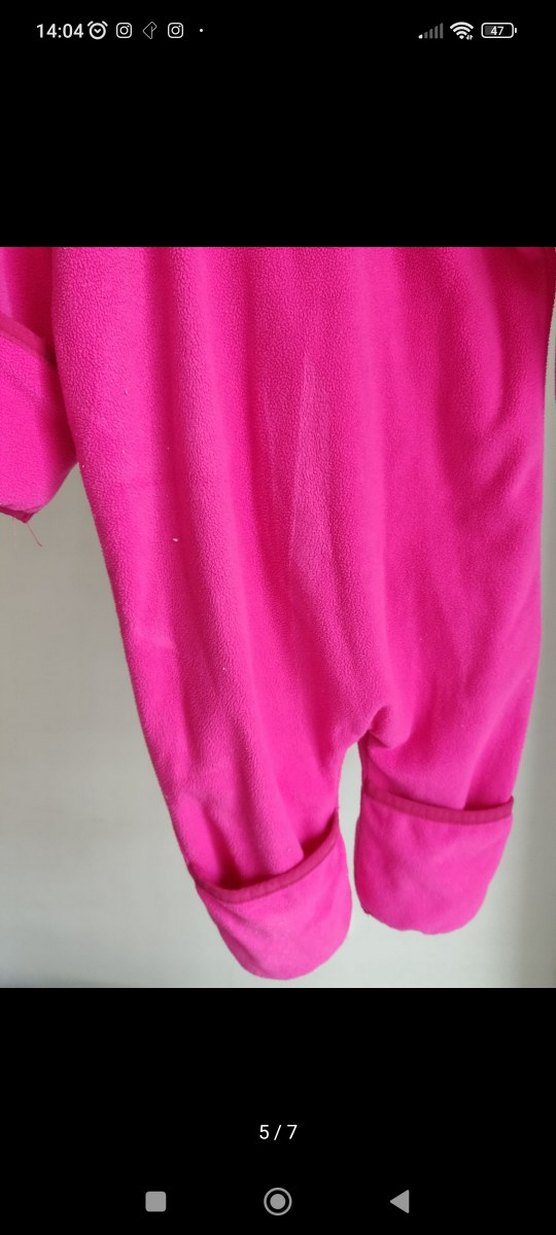 yurt dışından Fermuarlı Pembe Tulum - Görsel 5