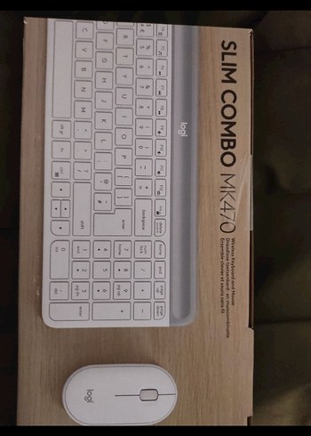 Logitech Slim Combo MK470 Beyaz Klavye - Görsel 2