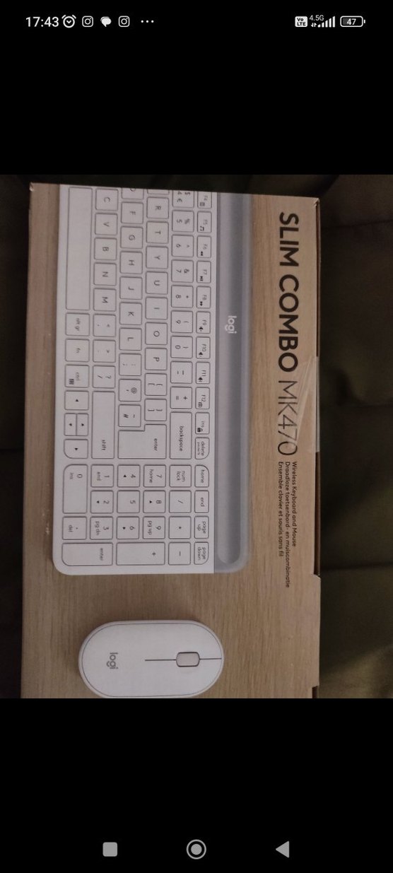 Logitech Slim Combo MK470 Beyaz Klavye - Görsel 2