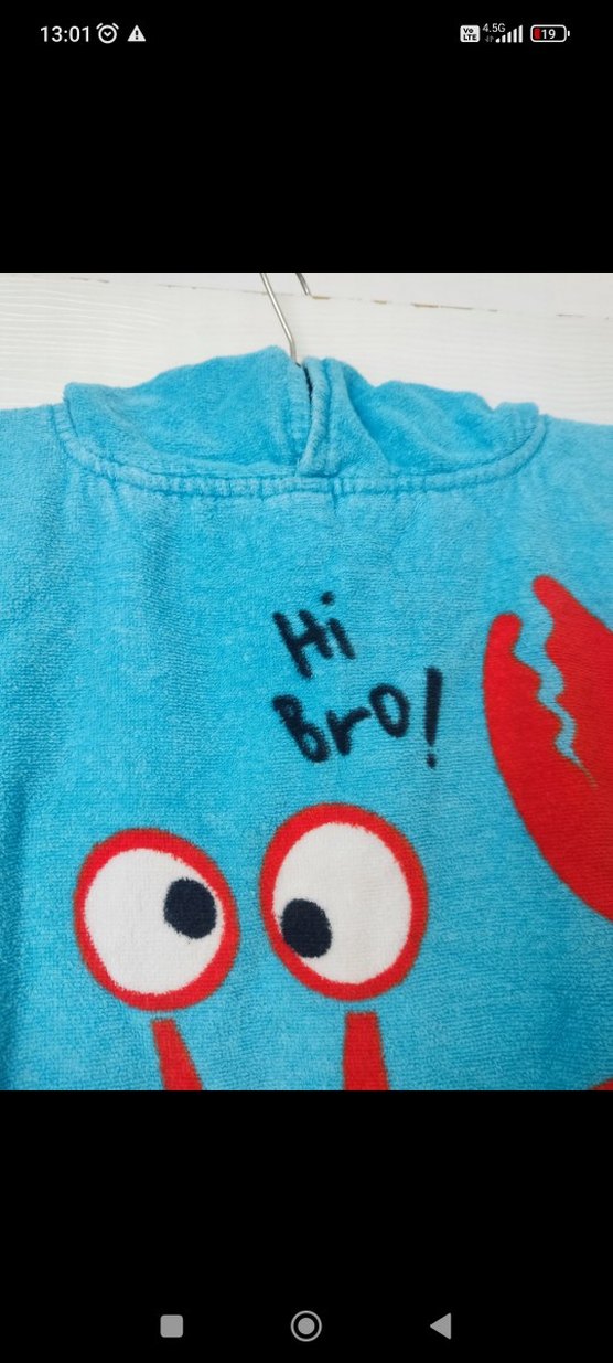 1-2 yaş panço havlu. - Görsel 2