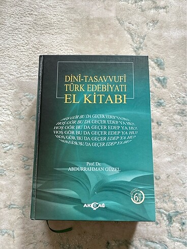 Dini Tasavvufi Türk Edebiyatı El Kitabı Abdurahman Güzel