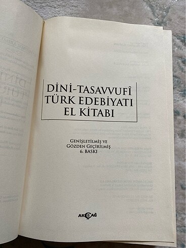 Dini Tasavvufi Türk Edebiyatı El Kitabı Abdurahman Güzel