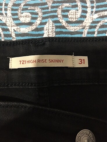 Levis 721 hıgh rıse skinny jean