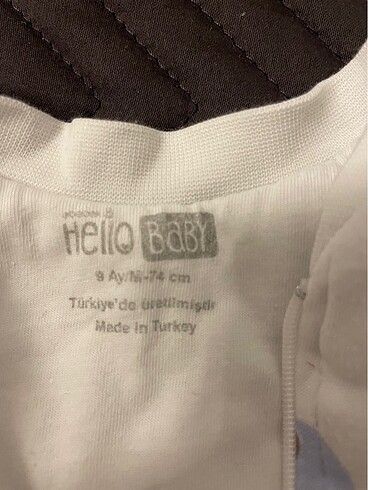 9 Ay Beden Bebek uyku tulumu