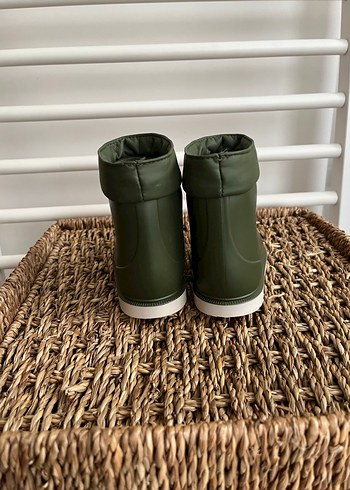 23 Beden yeşil Renk Erkek Çocuk Yeşil Lastik Bot