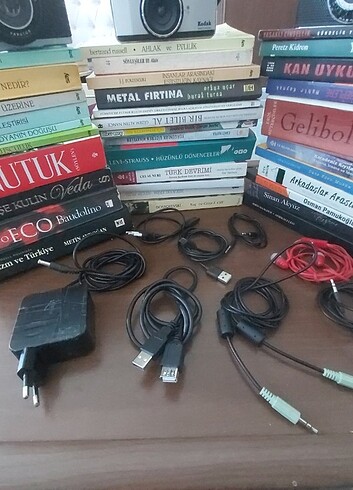 8 PARÇA BİLGİSAYAR VE TELEFON KABLO SARJ ALETLERI
