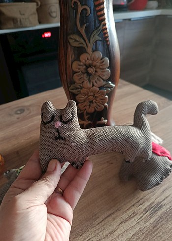Beden Gri Kedi Oyuncakları Seti