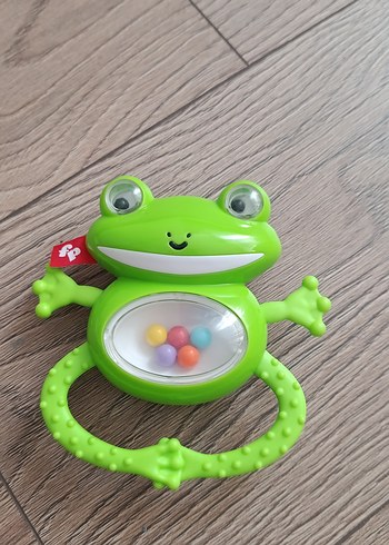  Beden Renkli Kurbağa Diş Kaşıyıcı ve Çıngırak