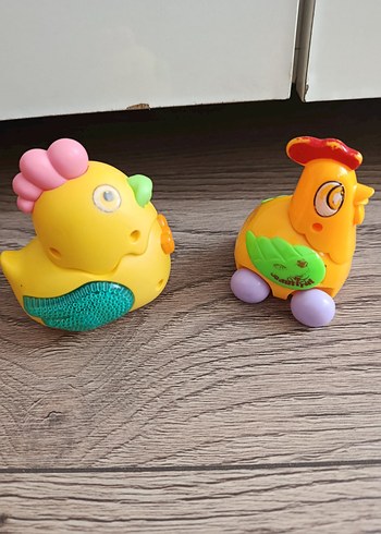 Diğer Renkli Sarı Çek-Bırak Tavuk Oyuncaklar